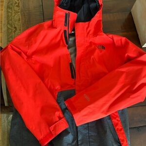 The North Face Boys Vibrant Tri-Climate 3 in 1 jacket.